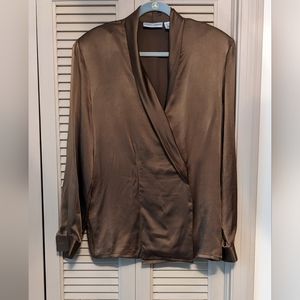 Valerie Stevens ✨Pure Silk Blouse /Blazer Top✨  Size 10